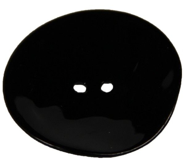 Perlmuttknopf 2-Loch 23 mm schwarz